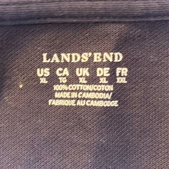 Lands End Men's Polo Shirt XL With National Transportation Safety Board Logo Nav - Picture 4 of 10